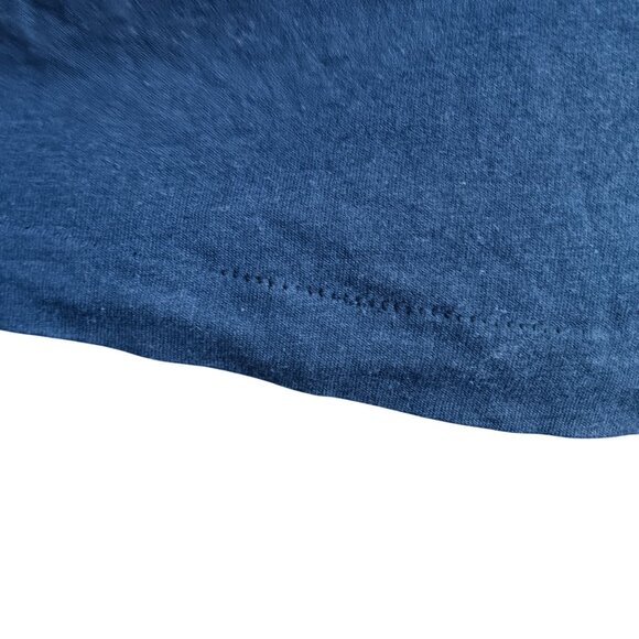 Large T-shirt Single Stitch Buttery Mesh Thin 80's KPL Gas Service Smoooth - Picture 4 of 5